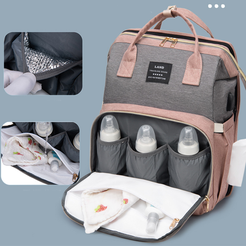 BabyVoyage™ - Collapsible Crib Diaper Bag