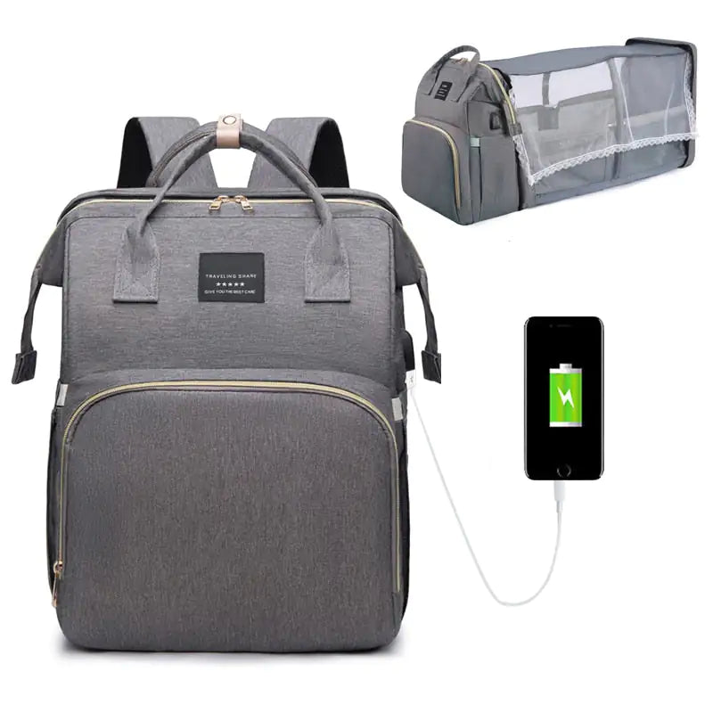 BabyVoyage™ - Collapsible Crib Diaper Bag