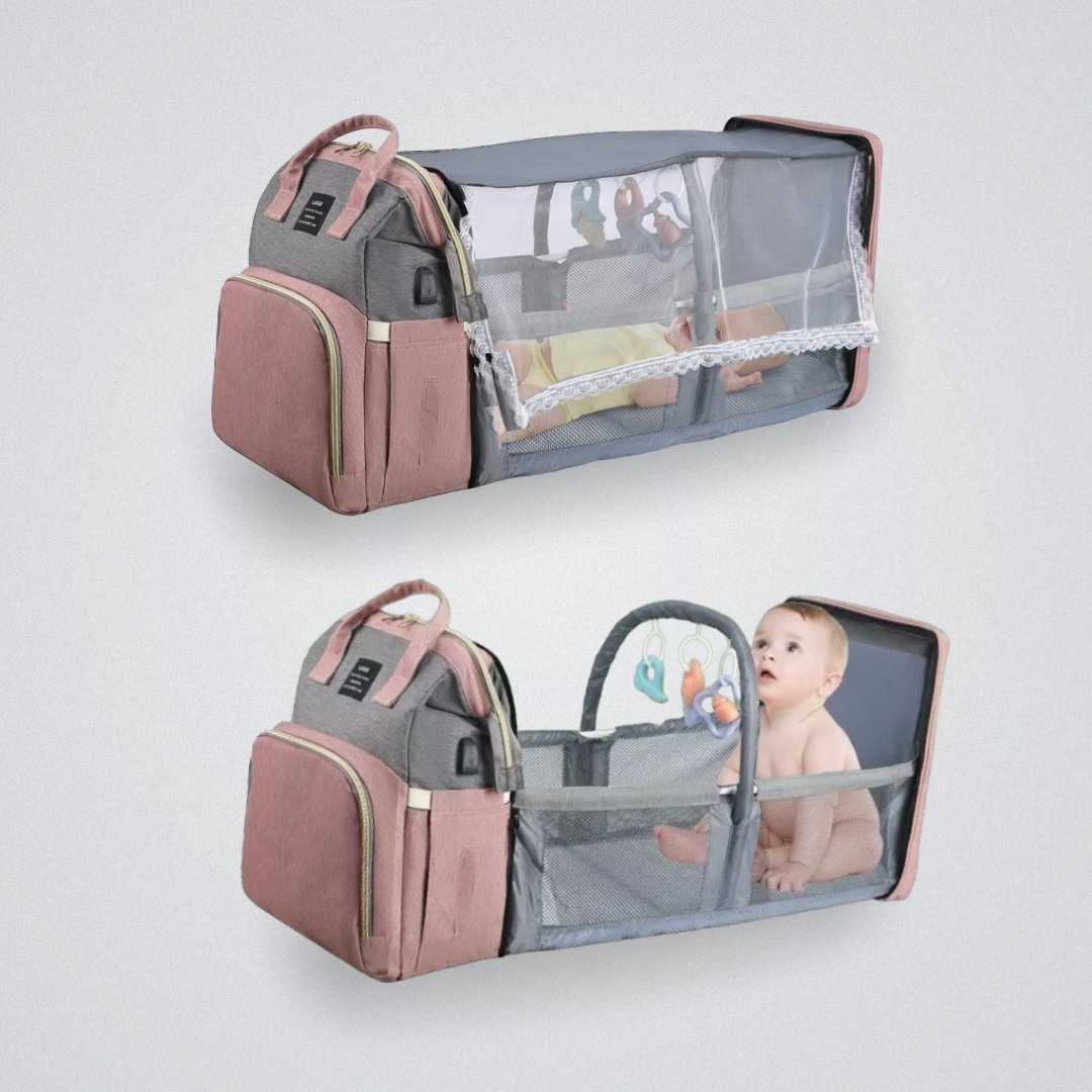 BabyVoyage™ - Collapsible Crib Diaper Bag