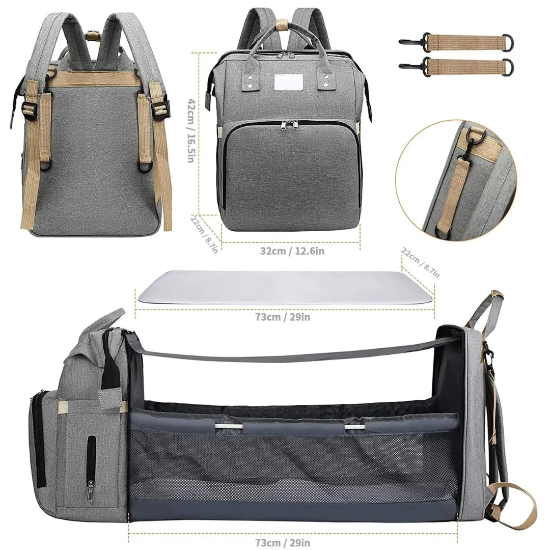 BabyVoyage™ - Collapsible Crib Diaper Bag