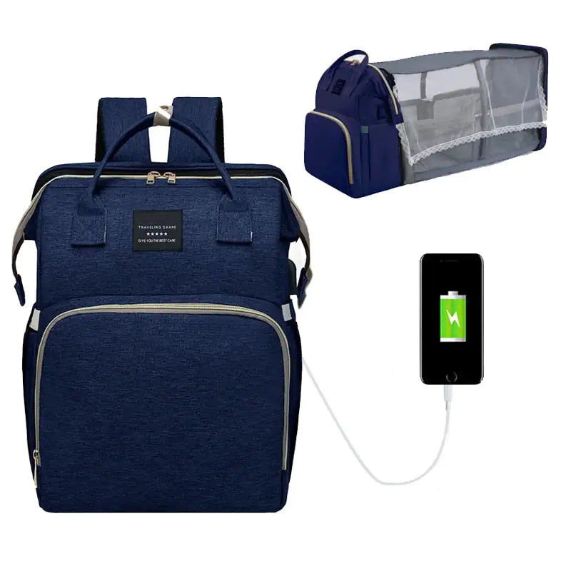BabyVoyage™ - Collapsible Crib Diaper Bag